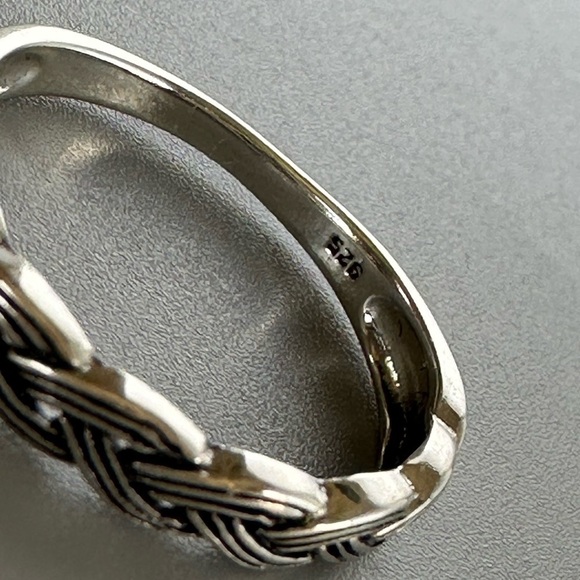 Sterling Silver Braided Band - Picture 6 of 15